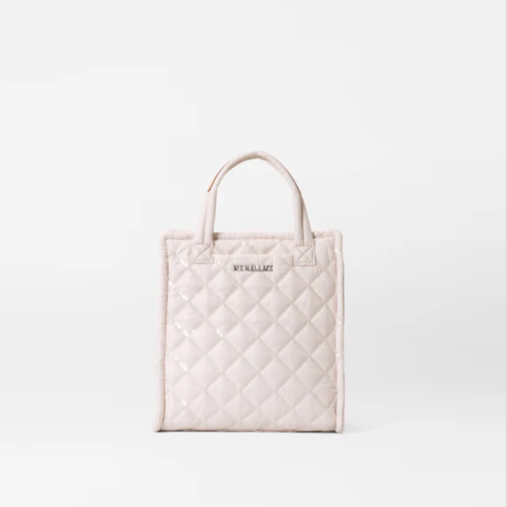 MZ Wallace Mini Box Tote -  Rose With Sequin
